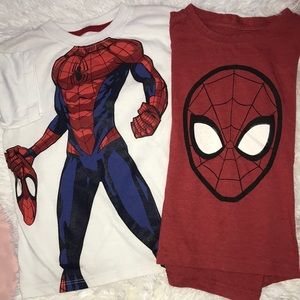 LIKE NEW SUPER CUTE SPIDER-MAN BOYS TEE LOT SIZE 4